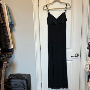Roberta Bridal Black Maxi Dress